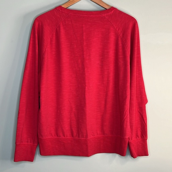 Gap Love pullover raglan sleeve sweatshirt Good Morning size M - Picture 6 of 6